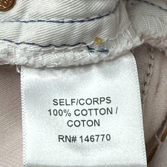 Re/Done X Levis Original High Rise Distressed Raw Hem Shorts Women Size 27 NWOT - Picture 11 of 13